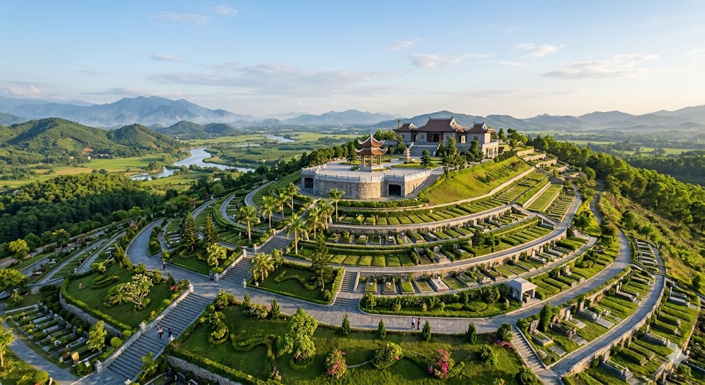 Hoa viên đồi cao Nirvana